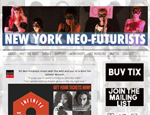 Tablet Screenshot of nyneofuturists.org